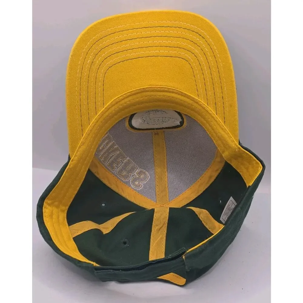 Green‎ Bay Packers Reebok Team Apparel Strapback Cap NFL Green Football Hat